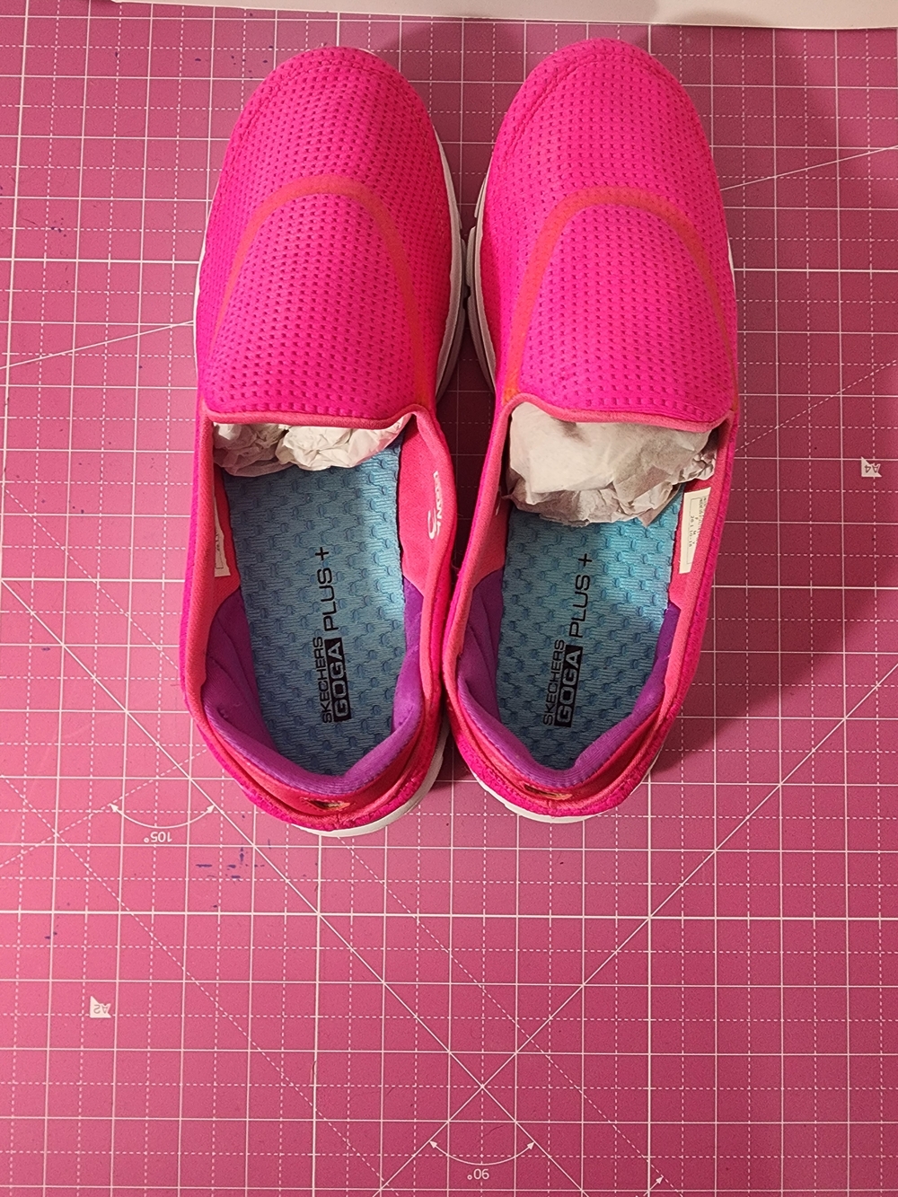 Skechers Go Walk 3 Women's Pink Slip On Loafer Shoes Size 10 - Picture 3 of 7